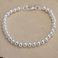 thumbnail image 1 of New Jewelry 925 Sterling Silver Classy Light Beads Chain Bracelet for Women Gift Fashion, 1 of 2