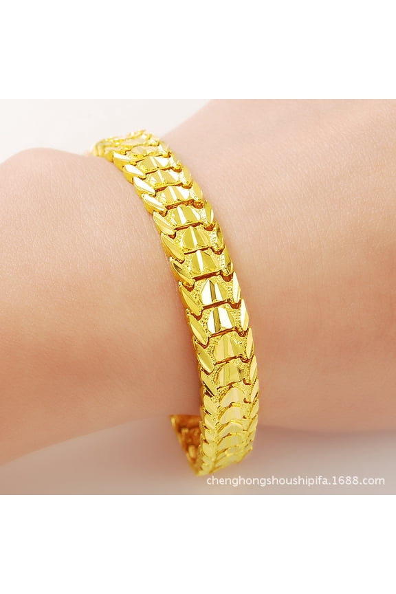 New Jewelry Guardian Wing True Love Forever Companion Gold Fashion Simple Gold Bracelet