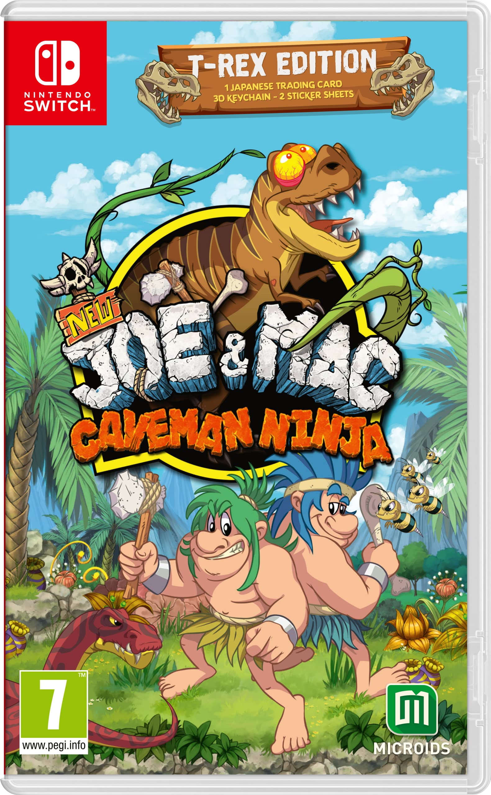 New Joe & Mac: Caveman Ninja - T-Rex Edition (Nintendo Switch) (Nintendo Switch)