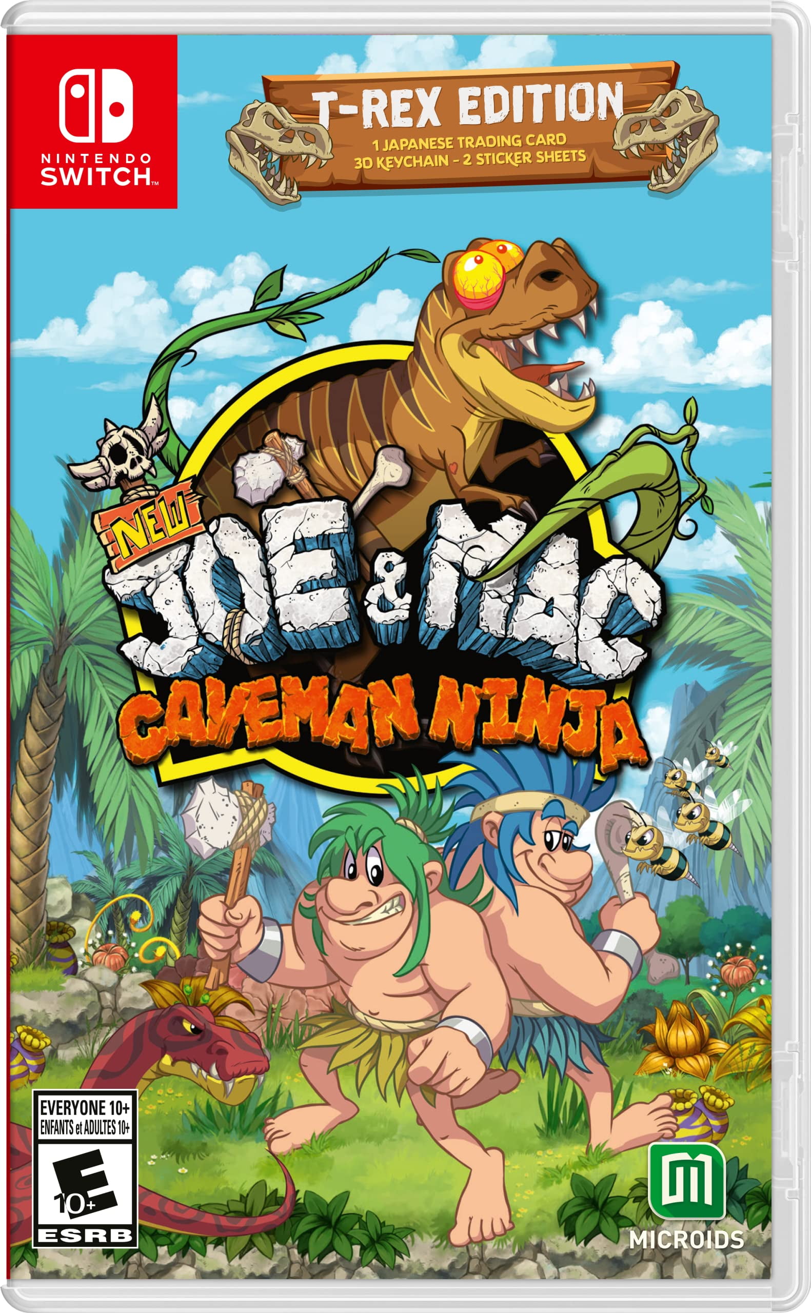 New Joe and Mac: Caveman Edition - T-Rex Edition for Nintendo