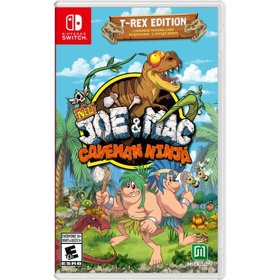 New Joe and Mac: Caveman Edition - T-Rex Edition for Nintendo Switch [VIDEOGAMES]