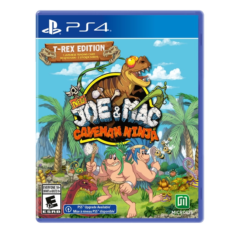 New Joe and Mac: Caveman Edition - T-Rex Edition for PlayStation 4
