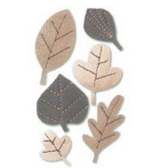 New Jolee's Boutique Dimensional Stickers Leatherettes Autumn Leaves