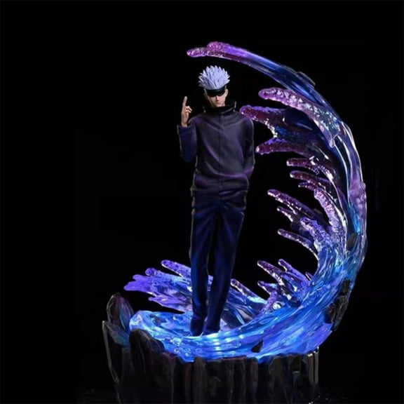 New Jujutsu Gojo Satoru (Luminescence Ver) Character Anime Model Statue Action Figures Desktop Ornament Popular Decorations Fan Souvenirs Creative Gift Collectable