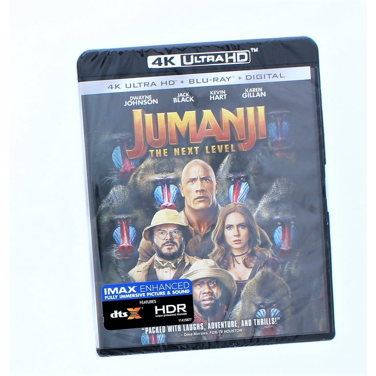 New Jumanji: The Next Level (4K / Blu-ray + Digital