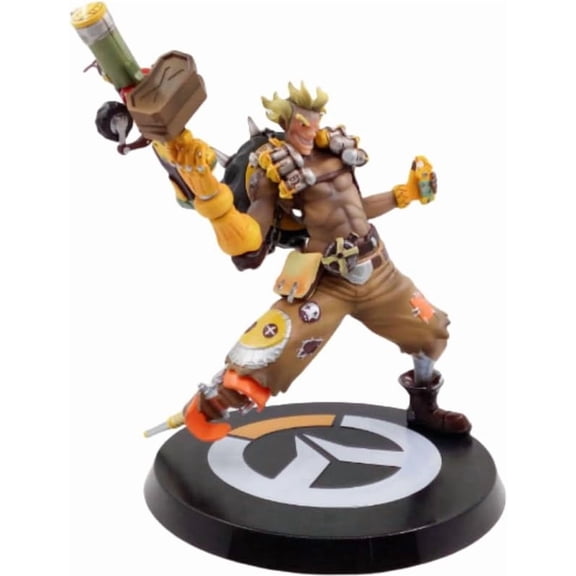New Junkrat Figure Fighting Junkrat Anime Figures 31cm/12.2inch Handmade PVC Cartoon Manga Game Character Model Decoration Craft Gift