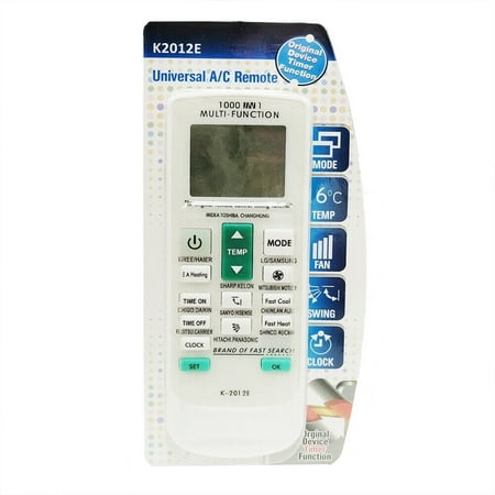 New K-2012E For CHUNGHOP Universal LCD Air Conditioner Remote Control 1000 in 1