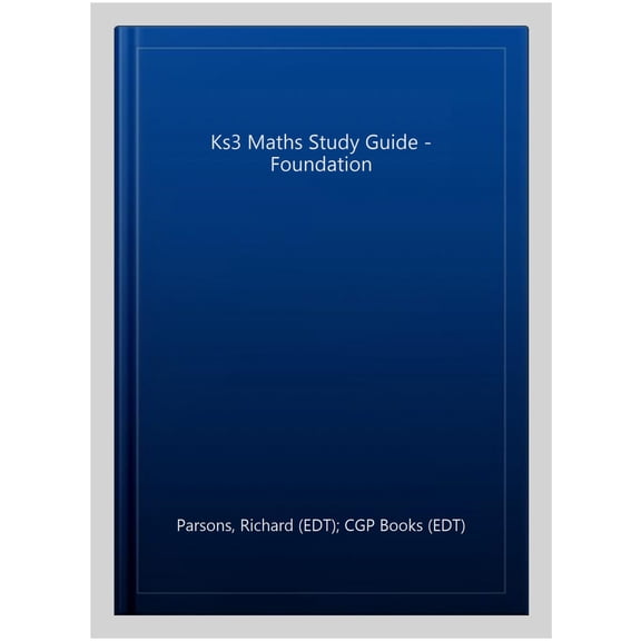 New KS3 Maths Revision Guide  Foundation (includes Online Edition, Vide CGP Books (Paperback)