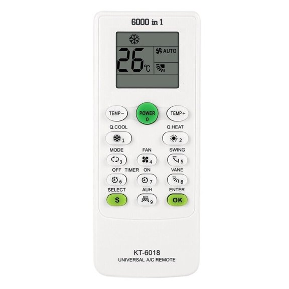 New KT-6018 For Aux Carrier Chigo Daikin Gree Haier Universal AC Remote Control