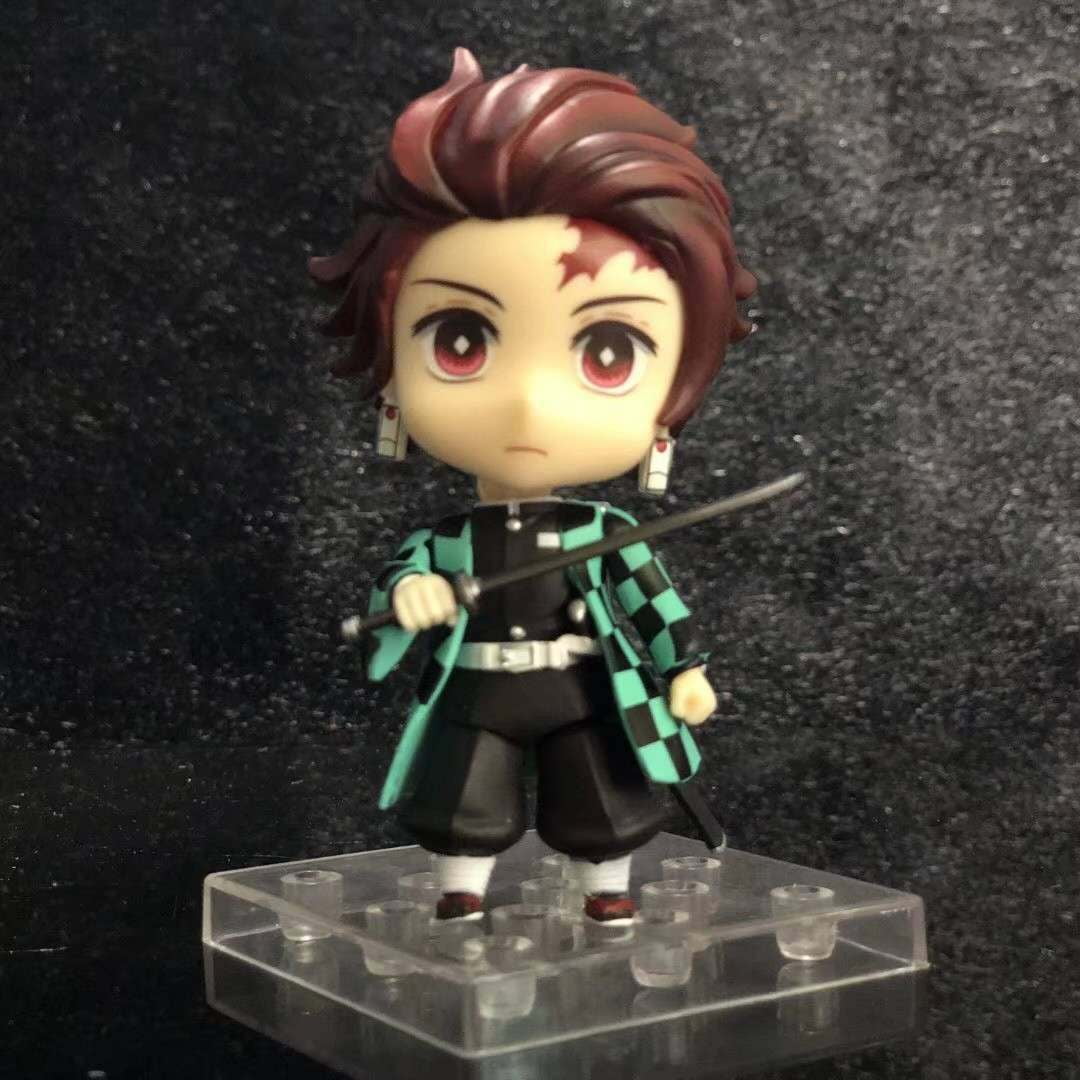 New Kamado Tanjirou (Q Ver) Character Anime Model Statue Action Figures Desktop Ornament Popular Decorations Fan Souvenirs Creative Gift Collectable