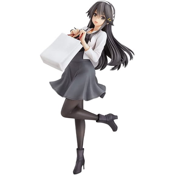 New Kantai Collection: Haruna Collectible (Shopping) Anime Character Cartoon Statue Figurine Desktop Ornament Decorative Collectibles Birthday Present Limited Souvenir