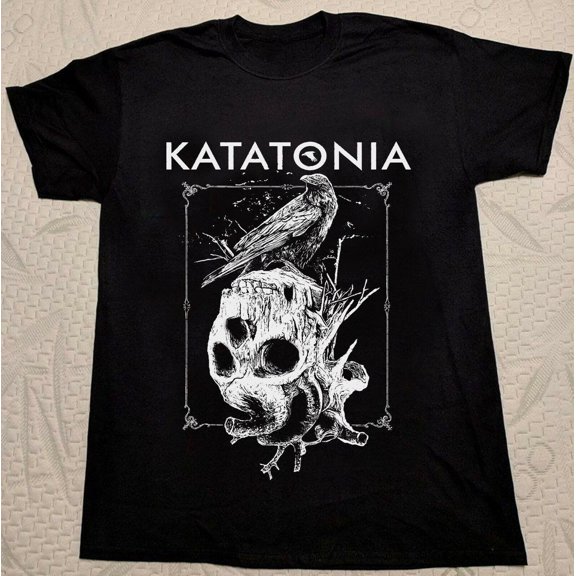 New Katatonia band T-Shirt Black Men Short Sleeve Size S M L 234XL