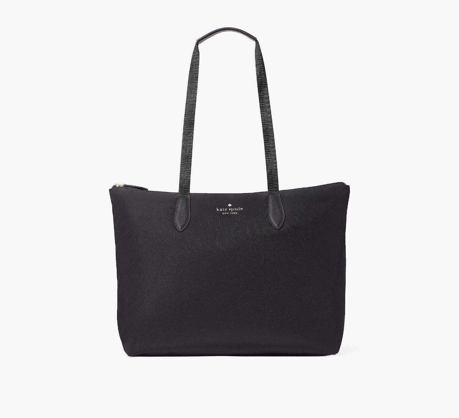 Kate Spade top Packable Black Tote Bag with Wristlet