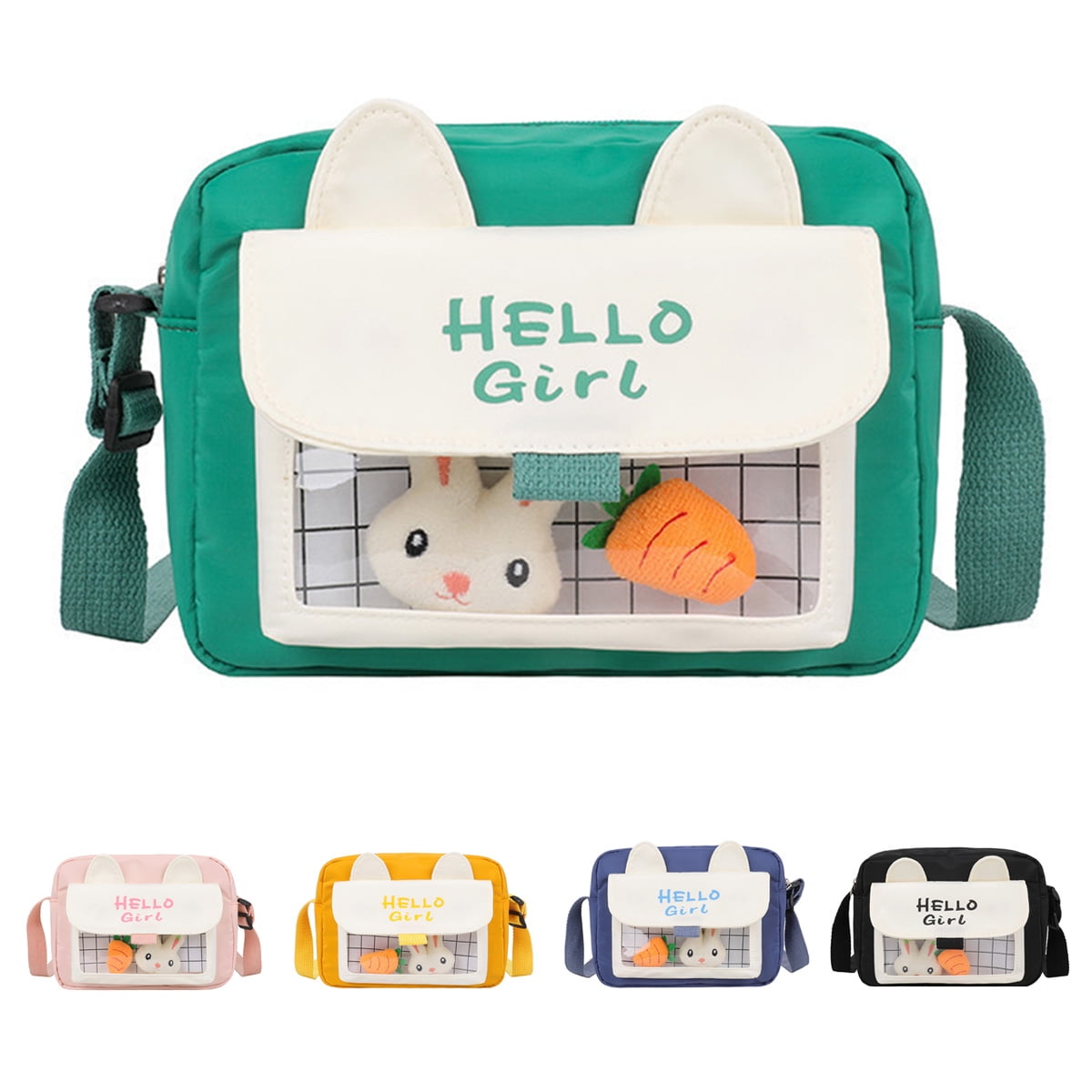 New Kawaii Bag Girls 2023 New Crossbody Bag For Teen Girls Handbags Shoulder Bag,Green