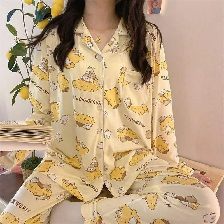 韓国かわいい【Juuneedu】J Ribbon Pajama Freesize Juuneedu Pajama | TikTok