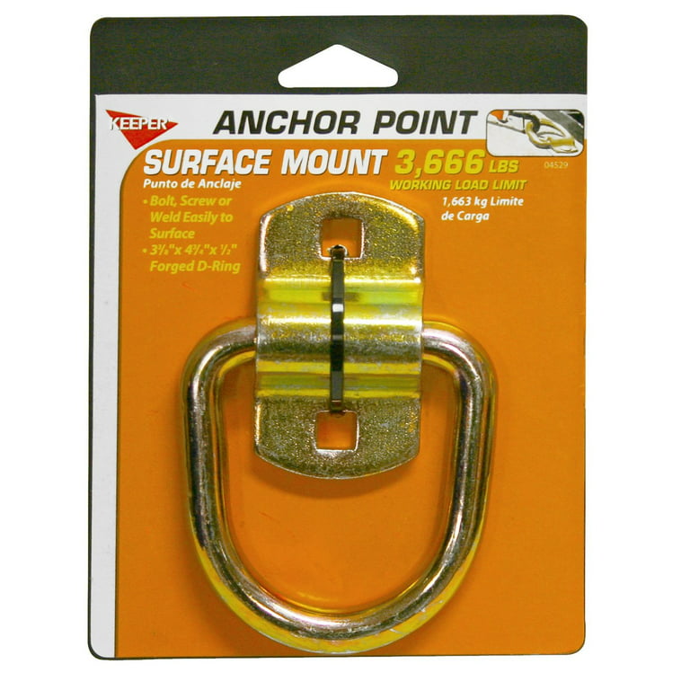 Keeper 3/4 in. Surface Mount D-Ring Anchor