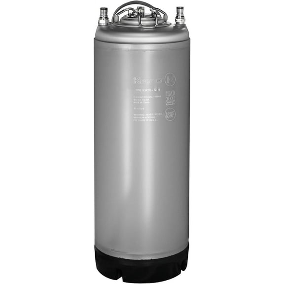 New Kegco 5 Gallon Home Brew Ball Lock Keg with Strap Handle Homebrew Beer and Soda