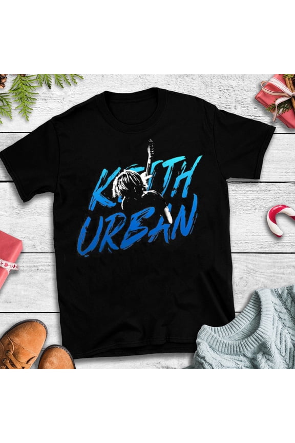 New Keith Urban Country Music Fest 2024 Black Size S-4XL Shirt CS278