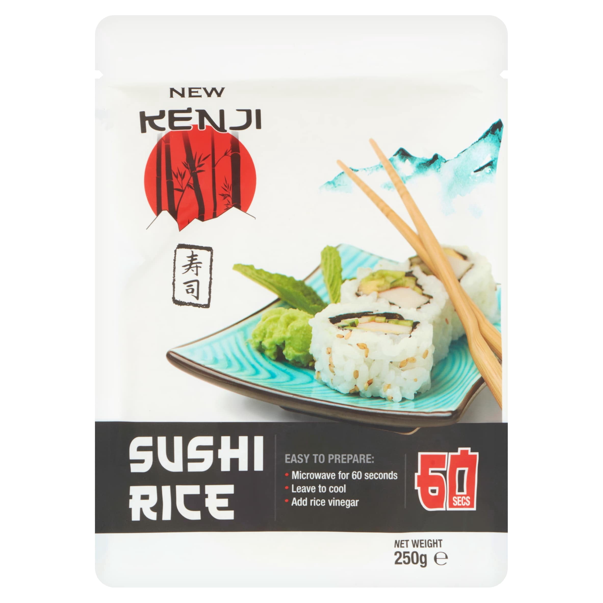 New Kenji Microwaveable Sushi Rice 250G, Imported from Britain