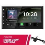 New Kenwood DMX40S 6.8" Single DIN Multimedia w/ CMOS-230LP Backup Camera