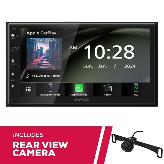 New Kenwood DMX4710S 6.8" 1-DIN Multimedia with CMOS-230LP Backup Camera