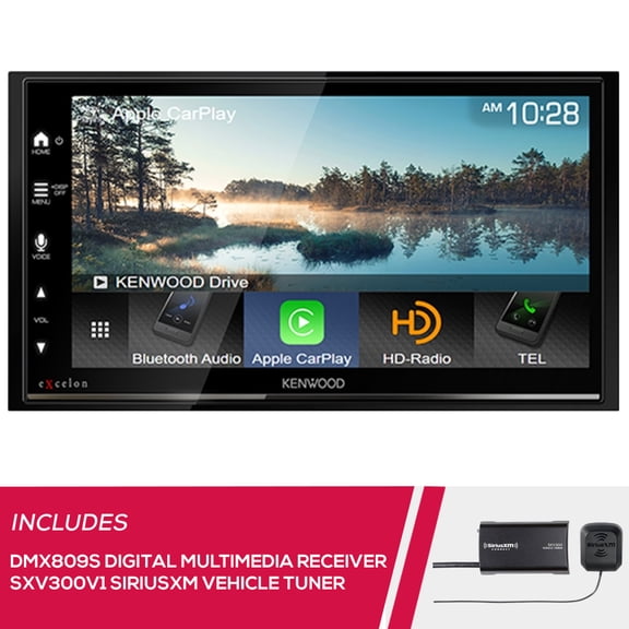 New Kenwood DMX809S 6.8" Digital Multimedia and SXV300V1 SiriusXM Tuner