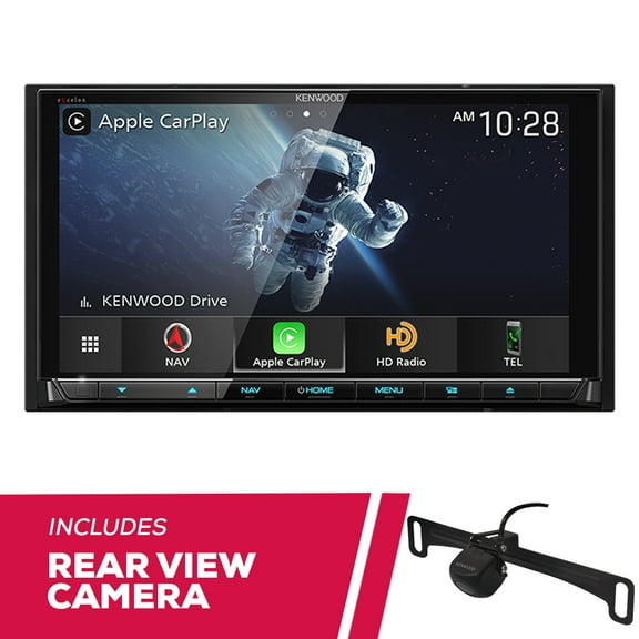 New Kenwood DNX997XR 6.8" Navigation DVD w/ License Plate Rear View Camera