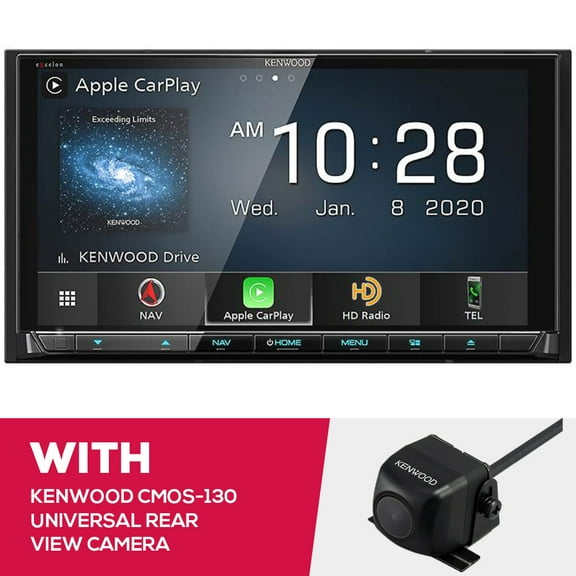 New Kenwood DNX997XR Navigation DVD & CMOS-130 Universal Rear View Camera