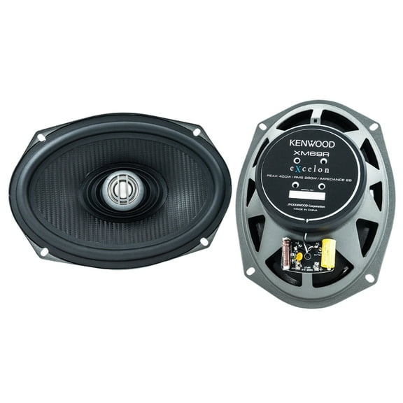 New Kenwood Excelon XM69R 6x9 Rear Coaxial Speakers for 1998-Up Harley Davidson