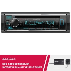 New Kenwood eXcelon KDC-X305 Single DIN CD w/ Bluetooth & SiriusXM Tuner