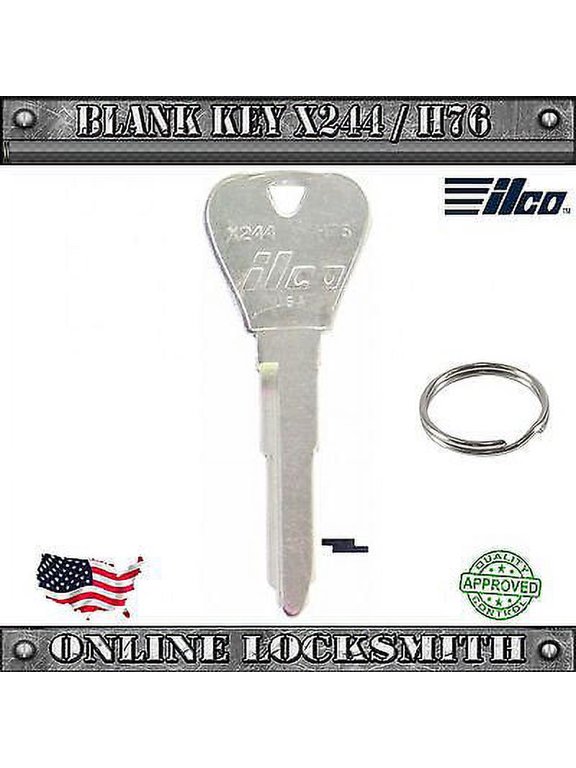 New Key For Ford Escort 1997 - 2003 Replacement Uncut Key Blade - X244 / H76