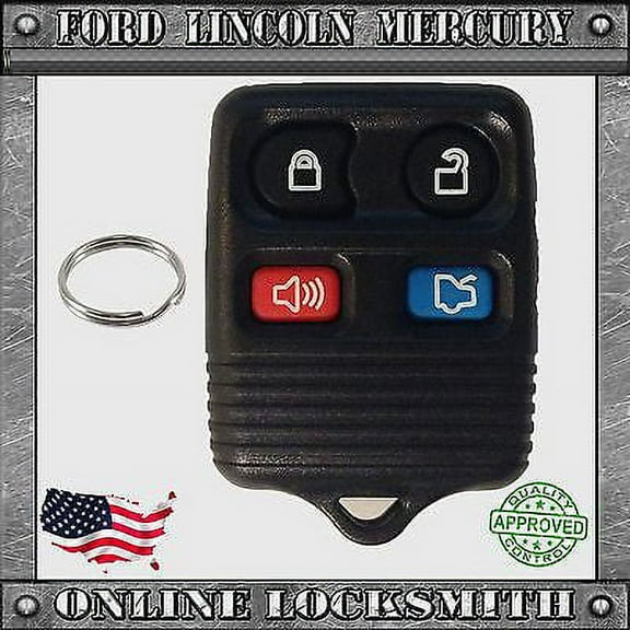 New Keyless Entry Remote Key Fob Clicker for Ford With New Battery -High Quality