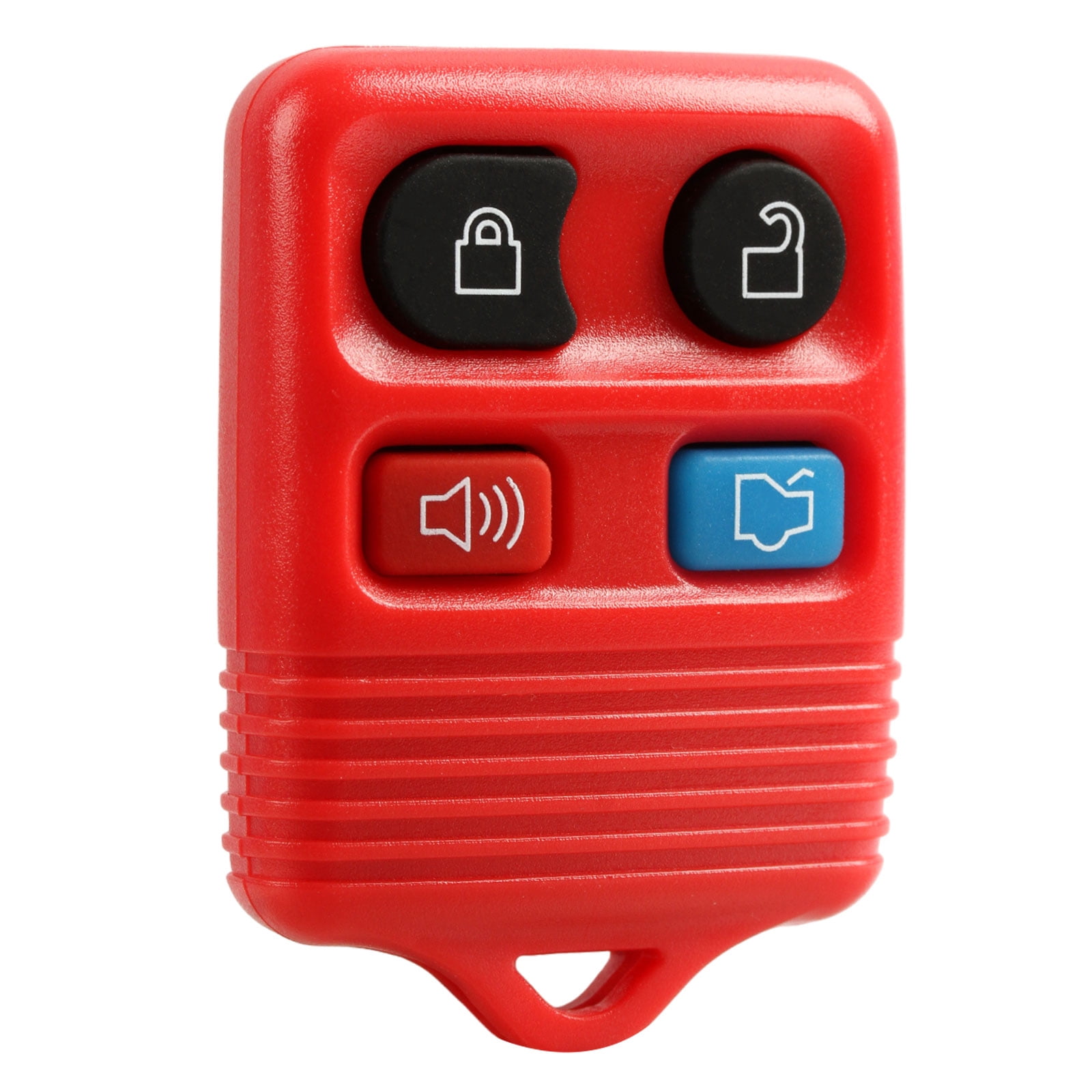2x Keyless Entry Key Fob Shell – For Ford, 2L3T-15K601-AB (Red, Direct Replacement)