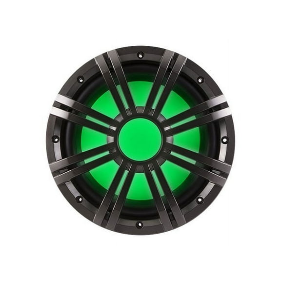 New Kicker 41KMW102LC 10" 150 Watt RMS 2-Ohm Marine/Boat LED Subwoofer Sub KM10