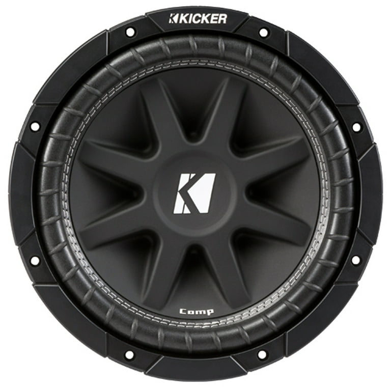Kicker Comp Woofer 10 Inch 300 Watts Single 4 Ohm Car Subwoofer