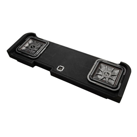 KICKER - L7T Dual 12"  2-Ohms Enclousure Subwoofer for Select 2008 and up Chevrolet Silverado and GMC Sierra - Black