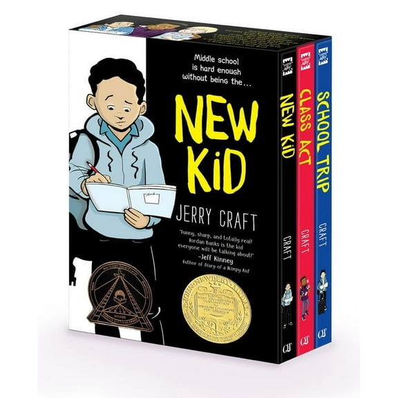 New Kid 3-Book Box Set: A Graphic Novel Collection: New Kid, Class Act, School Trip, (Paperback)