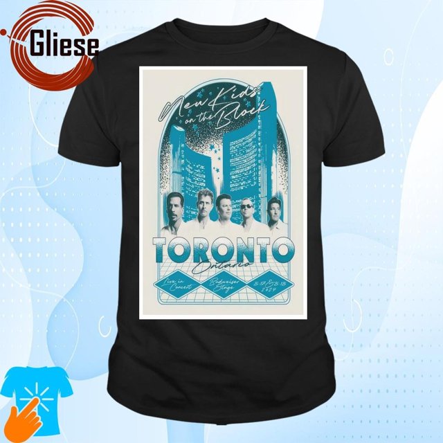 New Kids On The Block Aug 17 2024 Budweiser Stage In Toronto On Poster