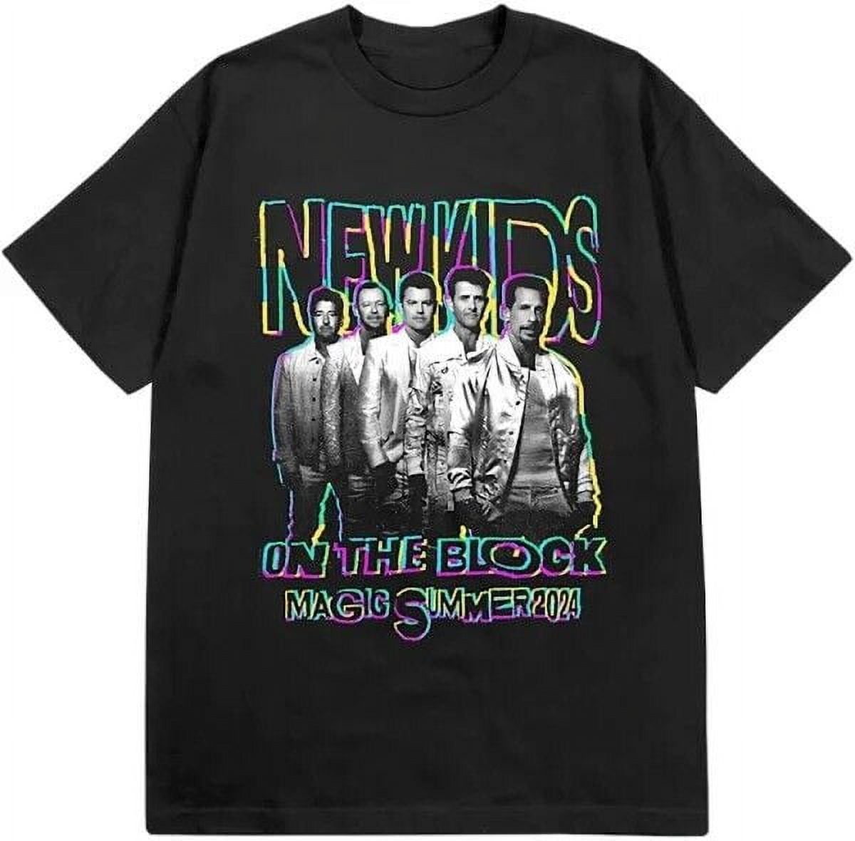 New Kids On The Block Magic Summer Tour 2024 Event Tee Shirt