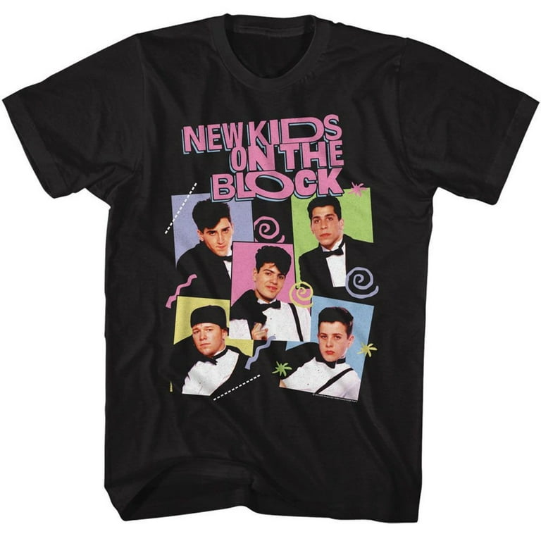 New Kids On The Block Vintage 90 s Style Music Boy Band T Shirt Funny Birthday Black Cotton Tee Vintage Gift Men Women Walmart