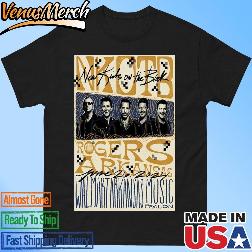 New Kids On The Block Walmart Amp Rogers Ar June 26 2024 Tour Poster