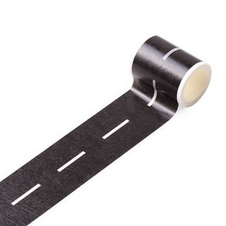 Car Tape Extra Long and Wide! 3.5 in x 50 ft Toy Car Road Tape Track for  Kids Great Accessory to Die Cast Cars and Train Sets. Sticker with Printed
