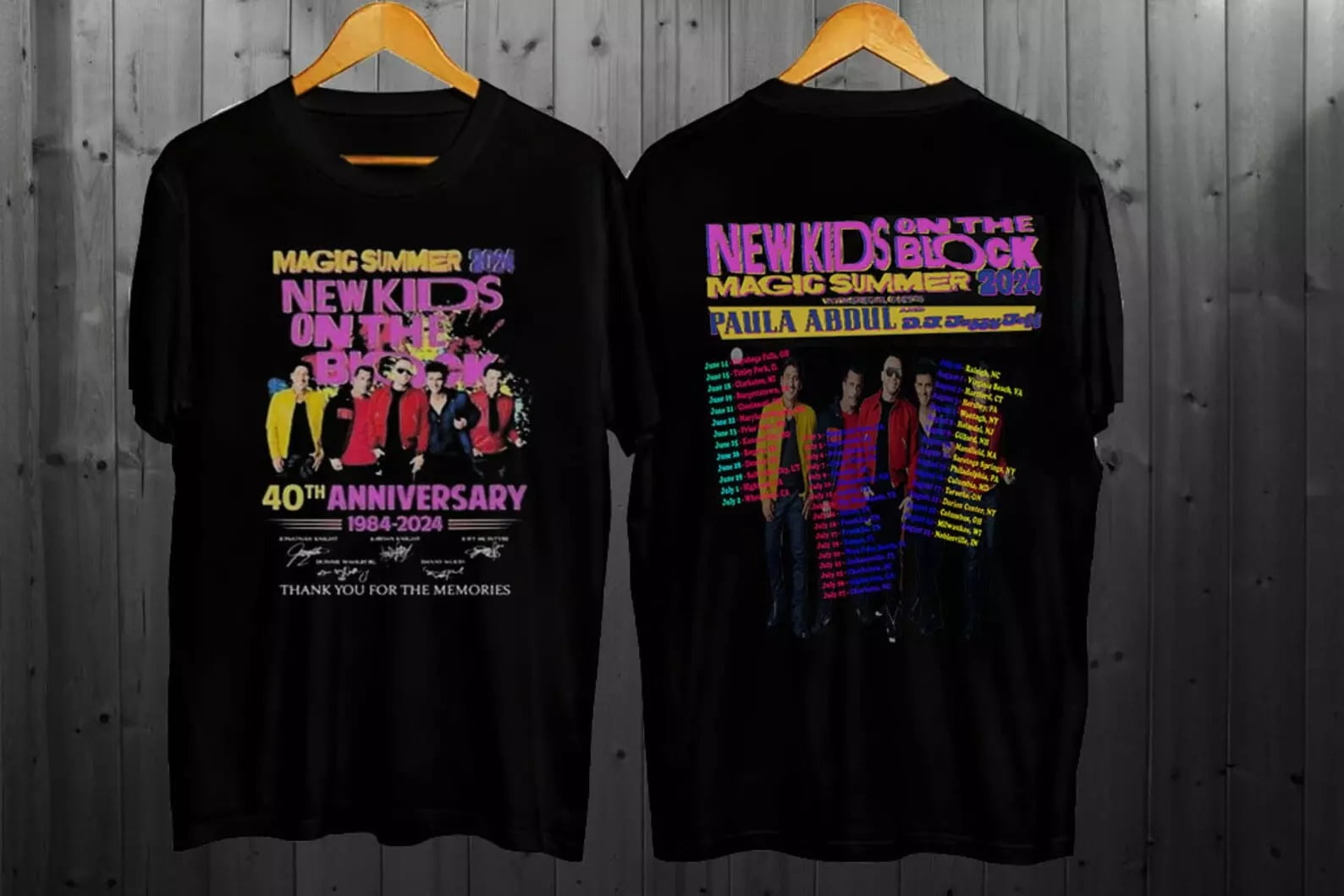 New Kids on the Block The Magic Summer Tour 2024 Shirt, New Kids on the