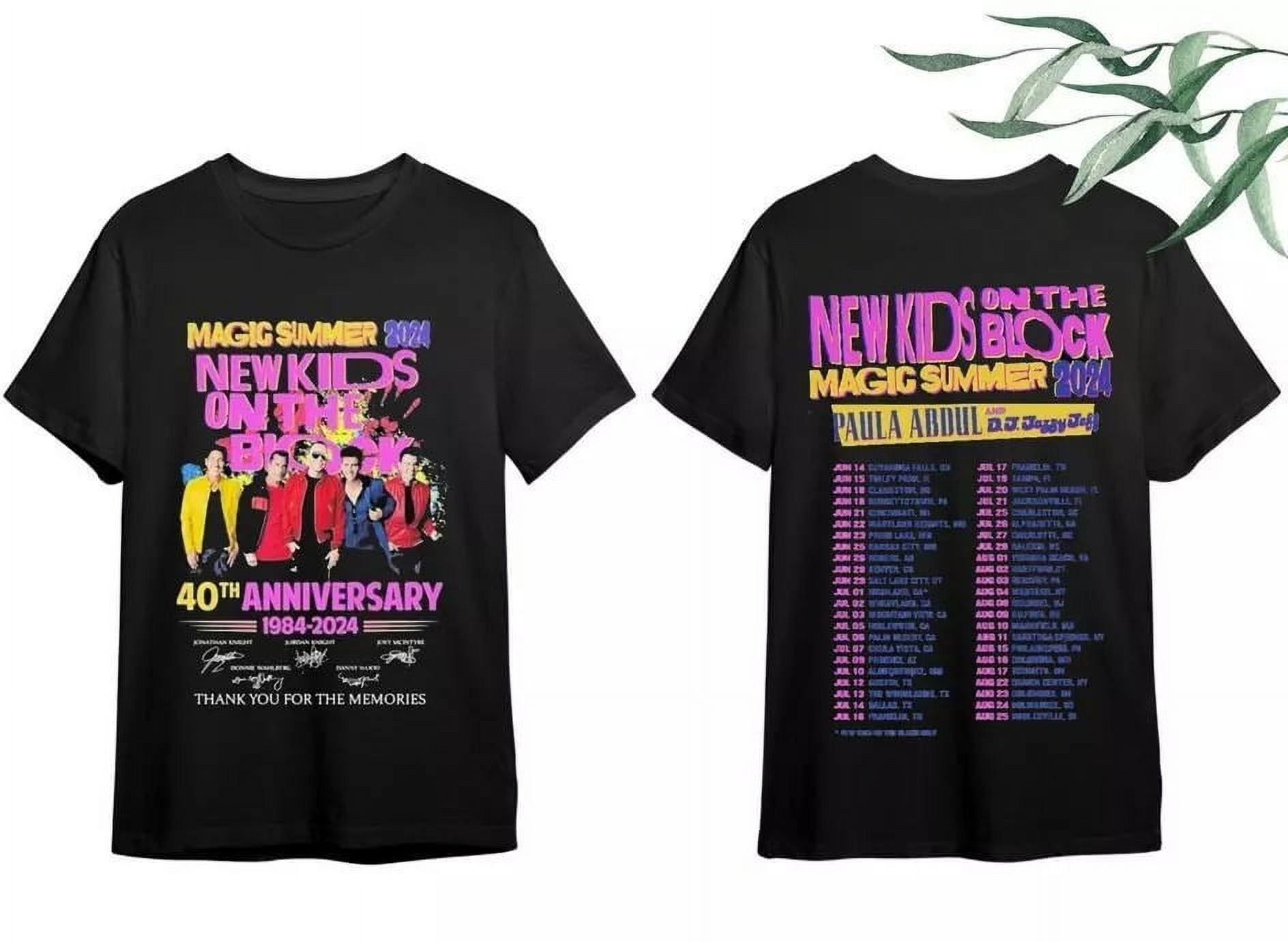 New Kids on the Block The Magic Summer Tour 2024 Shirt, New Kids on the