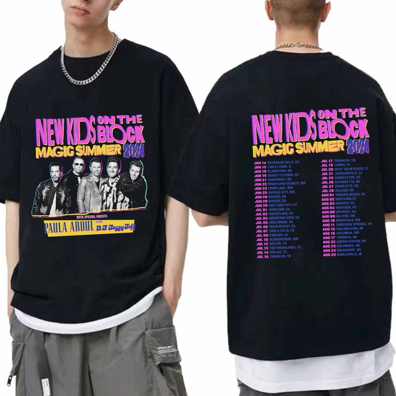 New Kids on the Block The Magic Summer Tour 2025 Shirt, New Kids on the