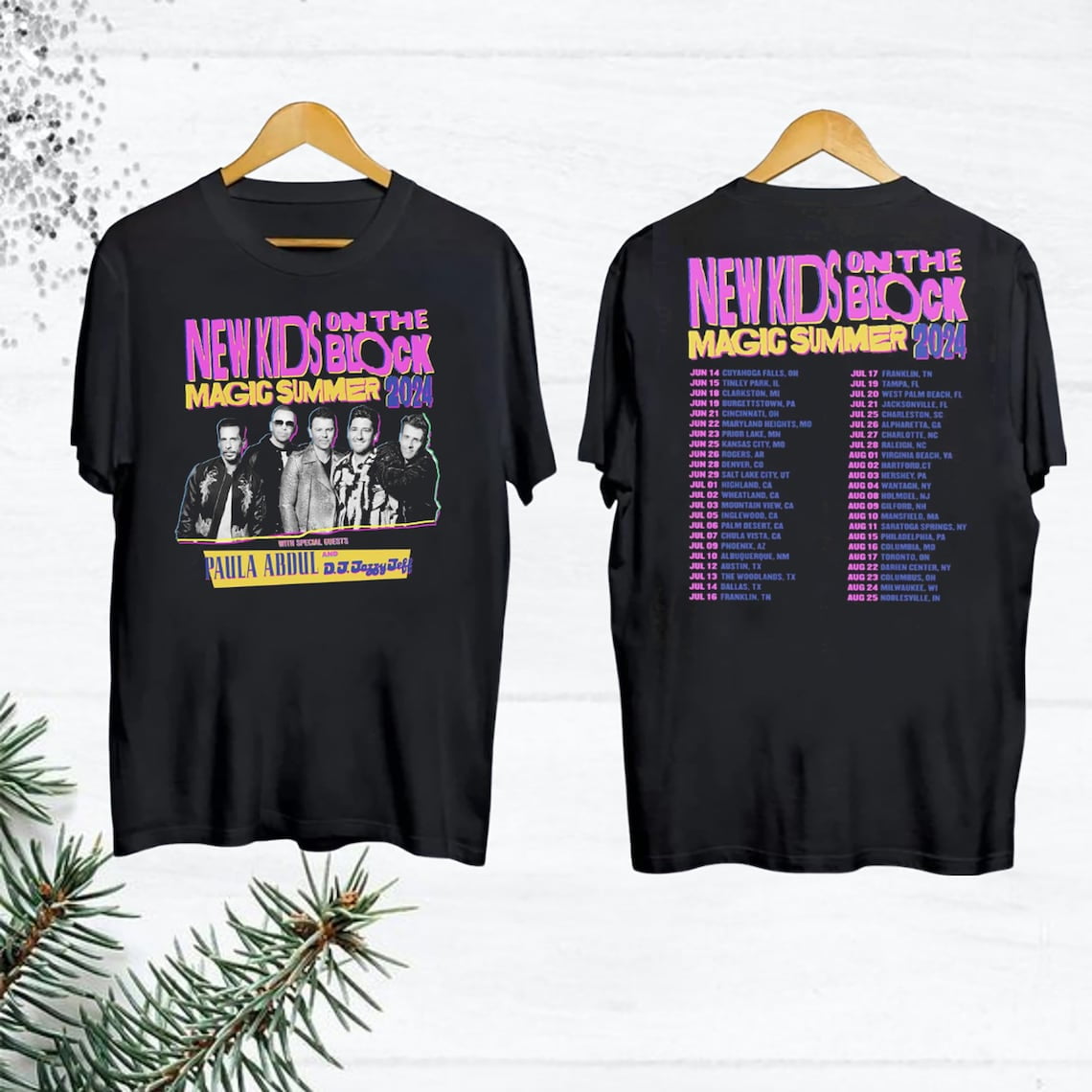 New Kids on the Block The Magic Summer Tour 2024 Shirt, New Kids on the