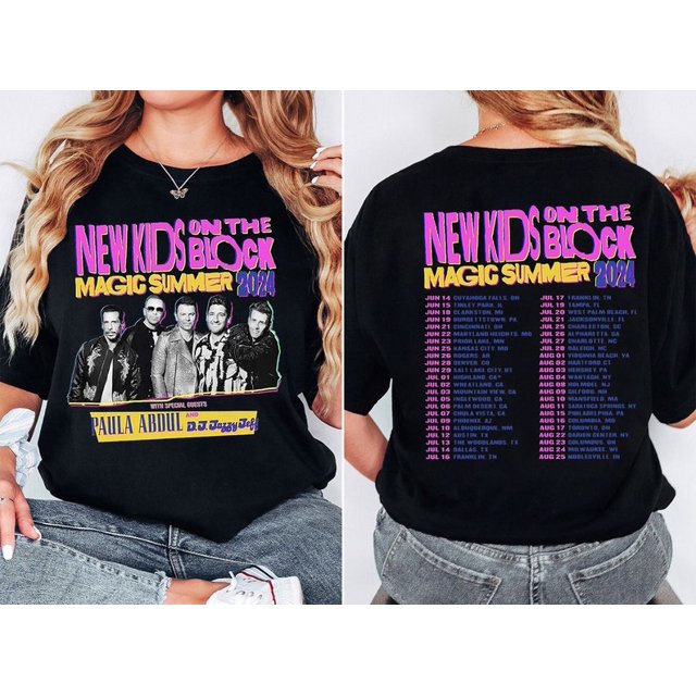 New Kids on the Block The Magic Summer Tour 2024 Shirt, New Kids on the