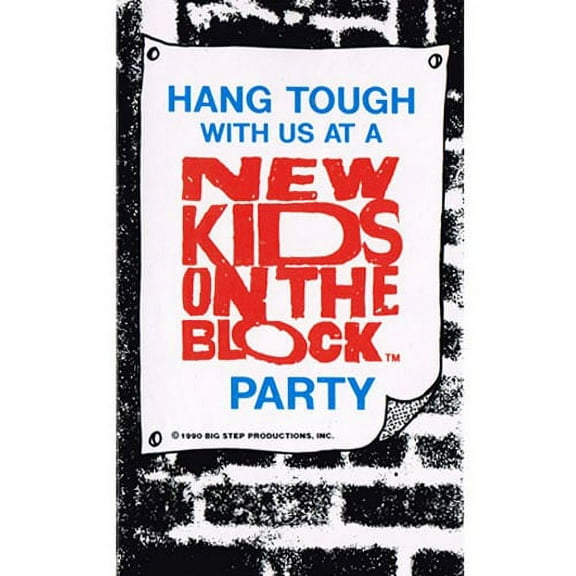 New Kids on the Block Vintage 1990 Invitations w/ Envelopes (8ct)