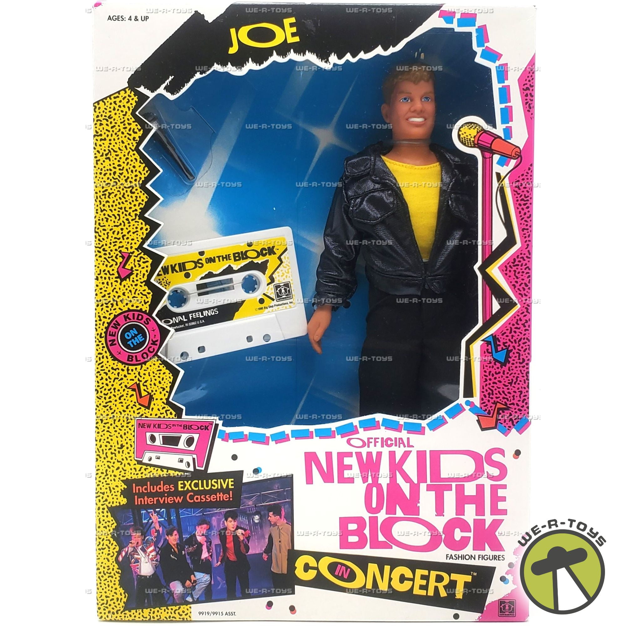 90s PLANET EARTH JOEY BAST ヴィンテージ New Kids on the Block in Concert Joe Doll Hasbro 1990 #9919