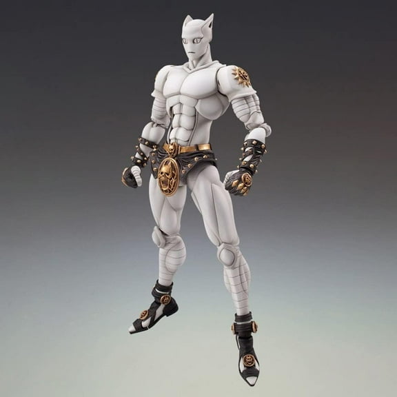 New Killer Queen Figure Statue 16cm/6.3inch PVC Character Movable Figurine Cosplay Action Figures Model Collectible Anime Fans Gift (White)
